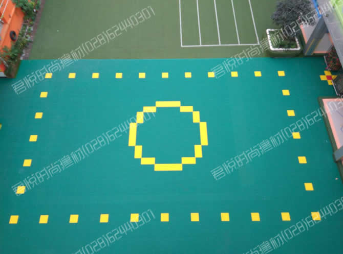 懸浮地板拼裝效果案例展示